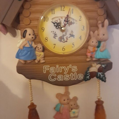 Children's wall clock baby used like new, analog