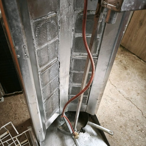 Gyro machine used with motor and skewer for gas and 220V electric