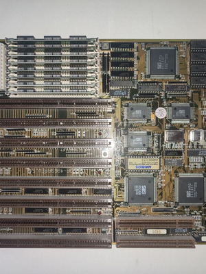 Intel 486 DX2 66 σετ μεταχειρισμένο με Gigabyte GA-486SA Rev 5 /VLB και 32MB RAM