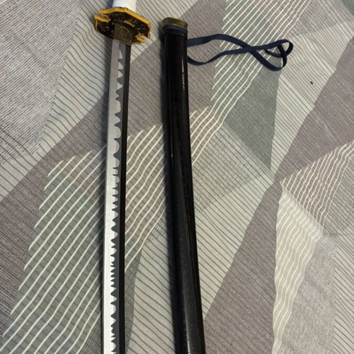 Katana made from bamboo 100 cm with case