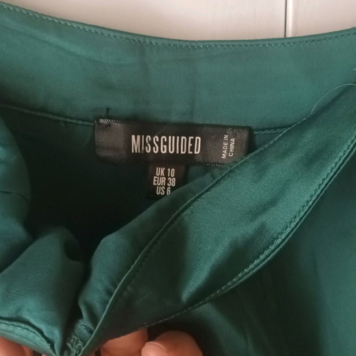 Satin pants green medium like new