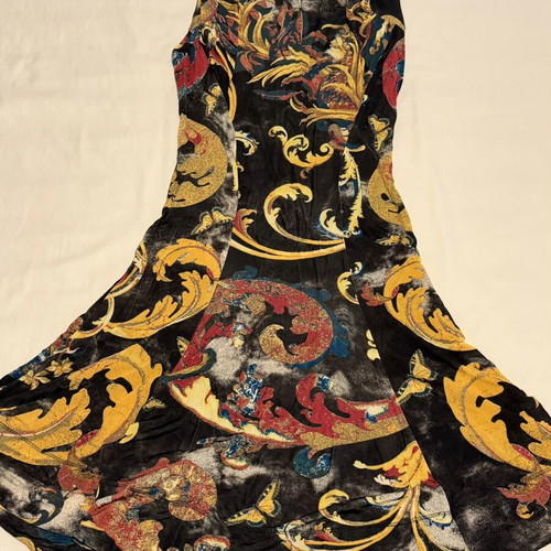 Roberto Cavalli multicolor sleeveless fit-and-flare dress like new