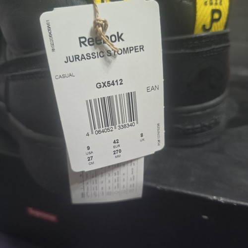 Reebok Jurassic Park x Stomper 'Security' GX Sneakers Size 42 New