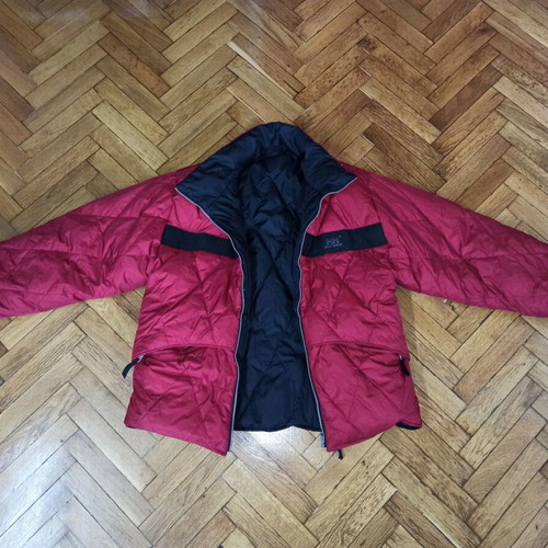 Helly Hansen women's winter jacket used, size XL, black and red