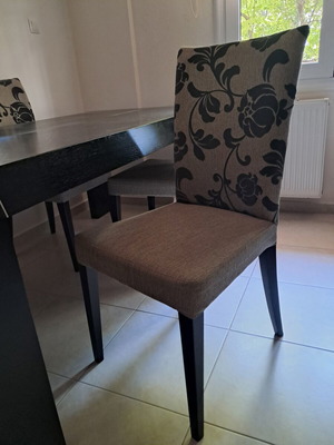 Dining set used, wenge color