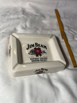 Whiskey advertising ashtray used collectible
