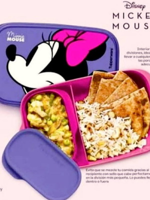 Minnie Mouse Disney Tupperware food container set new
