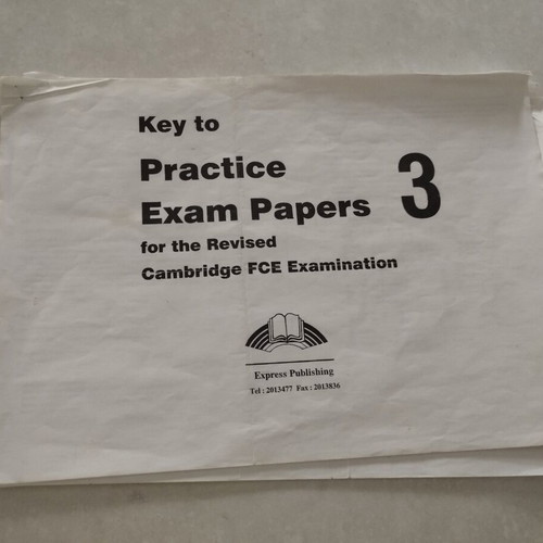 Practice Exam Papers 3 and Key set like new, Express Publishing