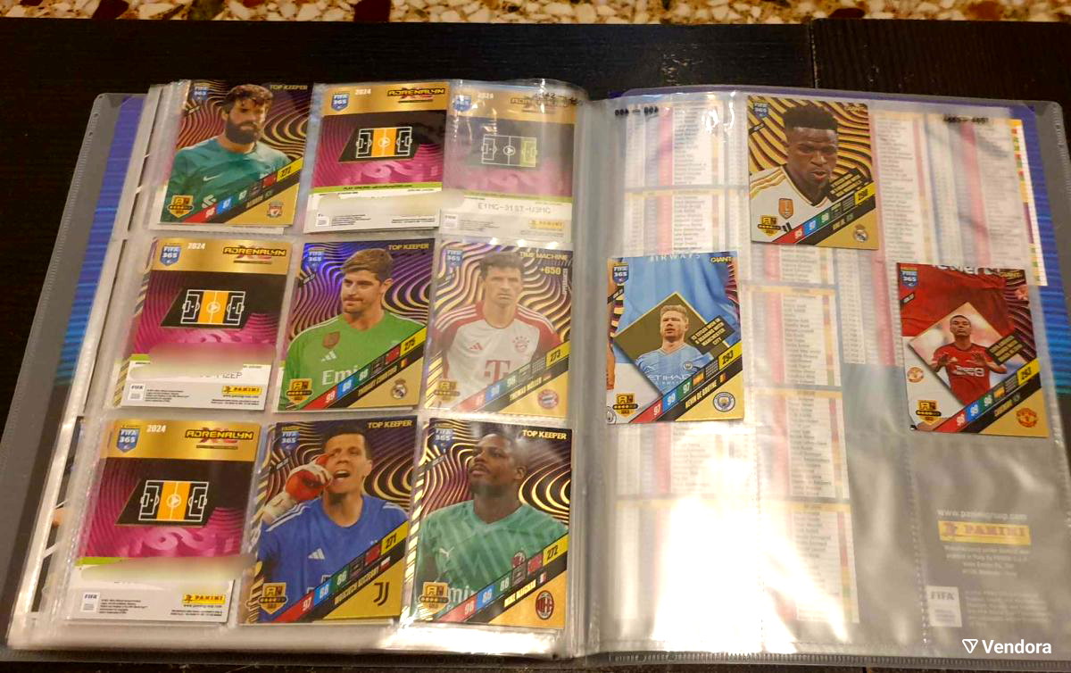 Panini Fifa 365 2024 full album 100% collected all 459 cards Adrenalyn XL