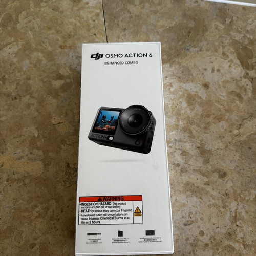 DJI Osmo Action 6 Adventure Combo camera 4K Ultra HD with touch screen and Wi-Fi