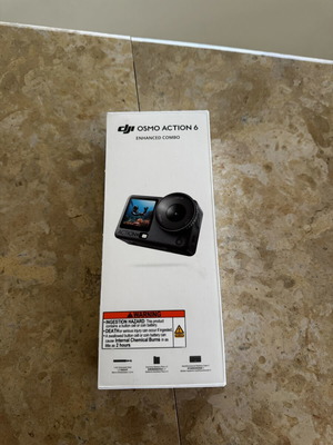 DJI Osmo Action 6 Adventure Combo camera 4K Ultra HD with touch screen and Wi-Fi
