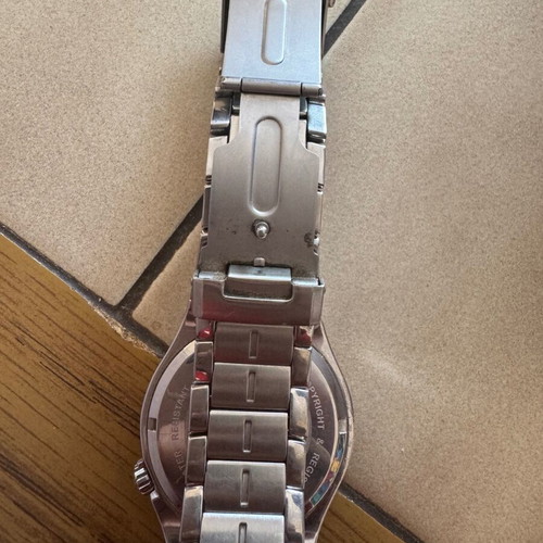 Time Force men's watch used, stainless steel, 10 ATM water resistant