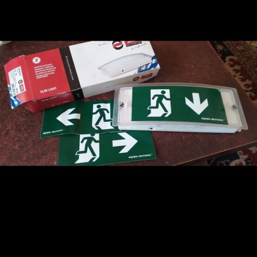 Professional accessories like new exit light, hand paper machine, and air freshener