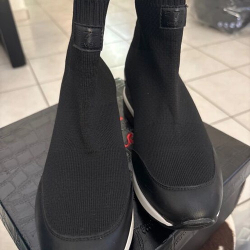 Seven black ankle boots used, size 38, lightly worn