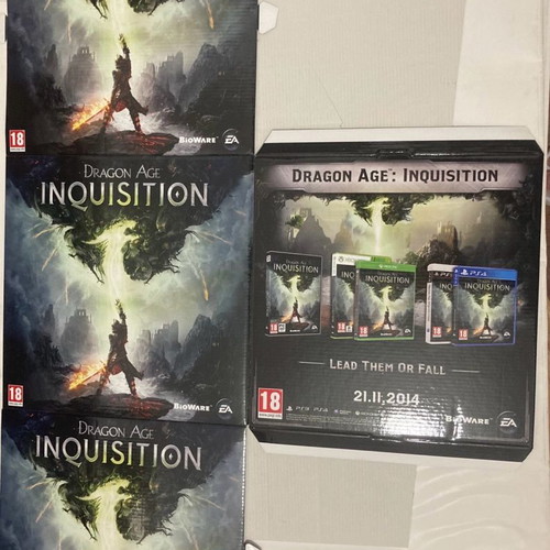 Dragon Age Inquisition Store Promo Display Cube like new