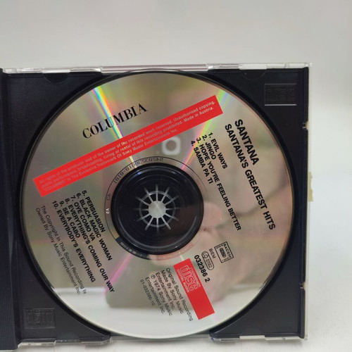 Santana's Greatest Hits CD like new, rock