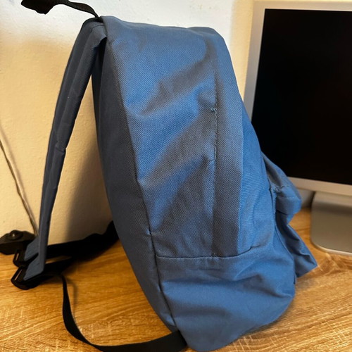 School backpack new, blue, unused