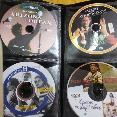 DVD set of 56 with foreign movies like new, in case with sleeves