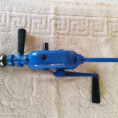 Crab wrench and hand drill used, fully functional