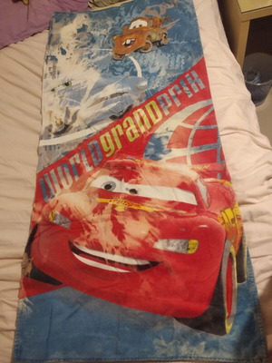 Μεγάλη παιδική πετσέτα θάλασσας McQueen Disney Cars, βαμβάκι