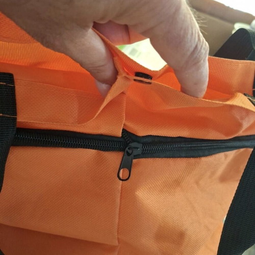 Transport bag with wheels, new, expandable with zipper