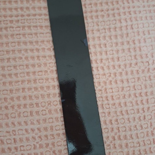 BSB women's leather belt used, black, 106 cm
