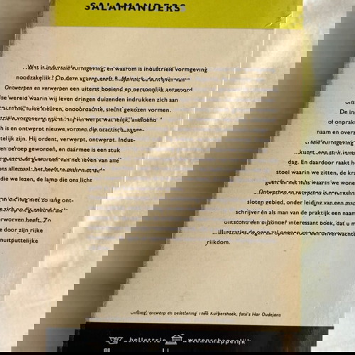 Βιβλίο Ontwerpen en verwerpen για βιομηχανικό design μεταχειρισμένο (1959)