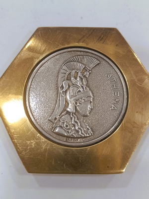 Συλλεκτικό πρες παπιέ Θεά Αθηνά 925 σαν καινούργιο