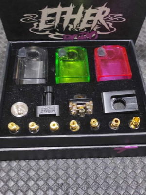 Ether Boro RBA Toxic Edition like new, Suicide Mods x Vaping Bogan