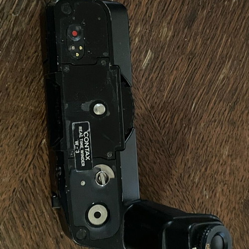 Contax RTS 35mm SLR camera with Zeiss 50mm f/1.4 lens used