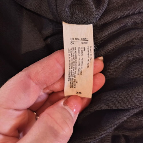 Sisley black long dress like new, size XS