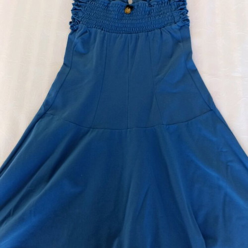 Lynne women's blue short dress used, size small