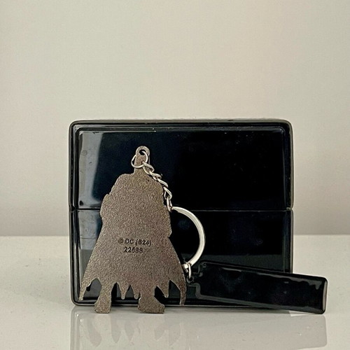 DC Batman Keychain unused, black and white
