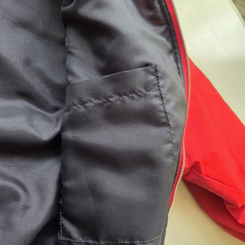 Olympiacos Bomber Flight Jacket used, red, authentic