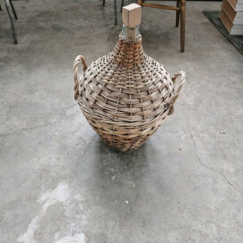 Wicker Wine Lamintzana Vintage New