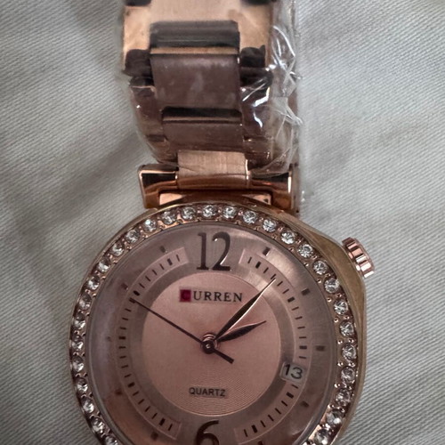 Curren women's watch new, rose gold stainless steel, quartz