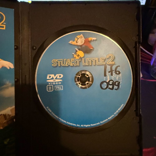 Stuart Little Trilogy DVD used, dubbed in Greek with subtitles