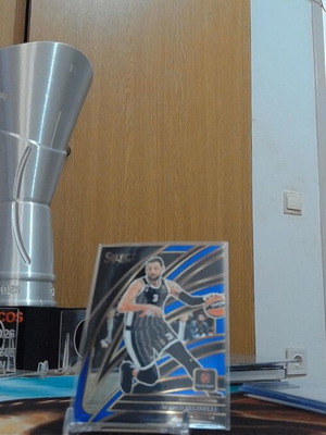 Marco Belinelli 2025-26 Panini Select EuroLeague Courtside Blue Prizm card #209 Virtus Bologna