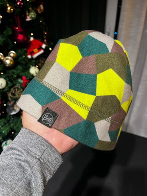 Buff kids hat like new, multicolored, size S
