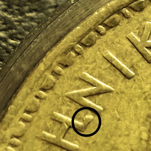100 δραχμές 1994 μεταχειρισμένες με σφάλμα στο Η, σπάσιμο μήτρας