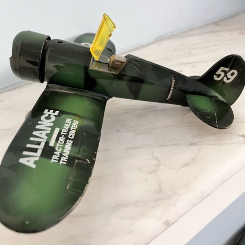 Collectible metal airplane like new