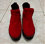  Red boots women number 37
