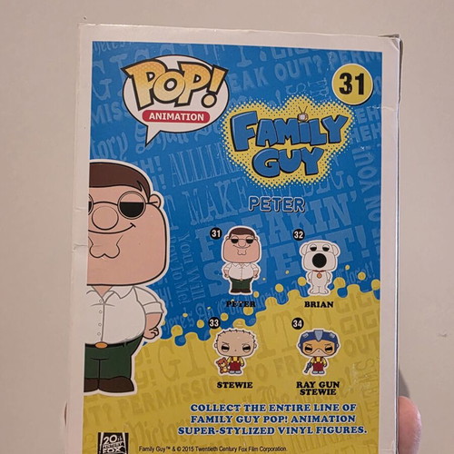Peter Family Guy Funko Pop vinyl figure like new