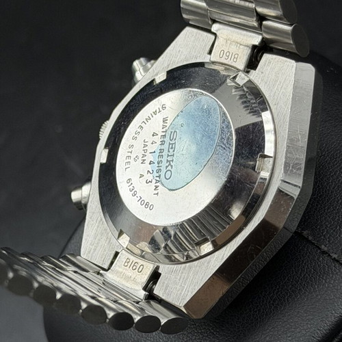 Seiko Chronograph Watch new, silver, men's