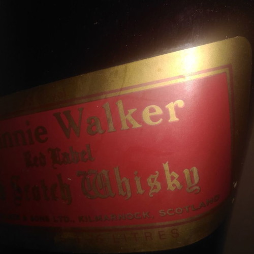 Johnie Walker 5lt bottle used, empty, collectible
