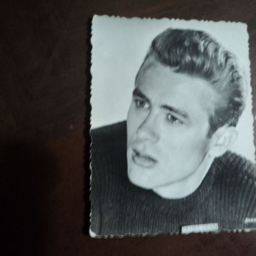 James Dean foreign actor 2 cards and film Gigant promotional used