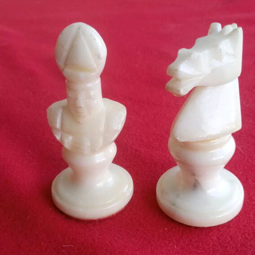 Handmade vintage onyx chess