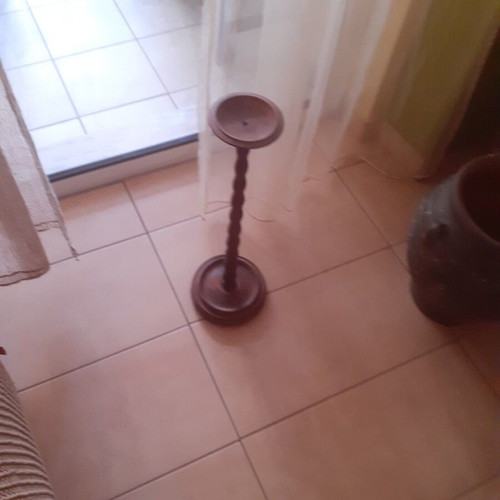 TWO ASHTRAY BASE TABLES 100 YEARS
