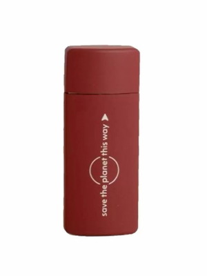 Rubber pocket ashtray Champ burgundy new