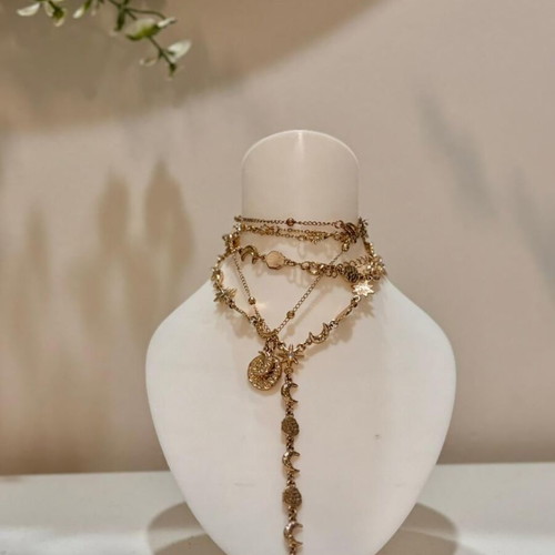 Necklace stand white 3D printed, height 16cm, new